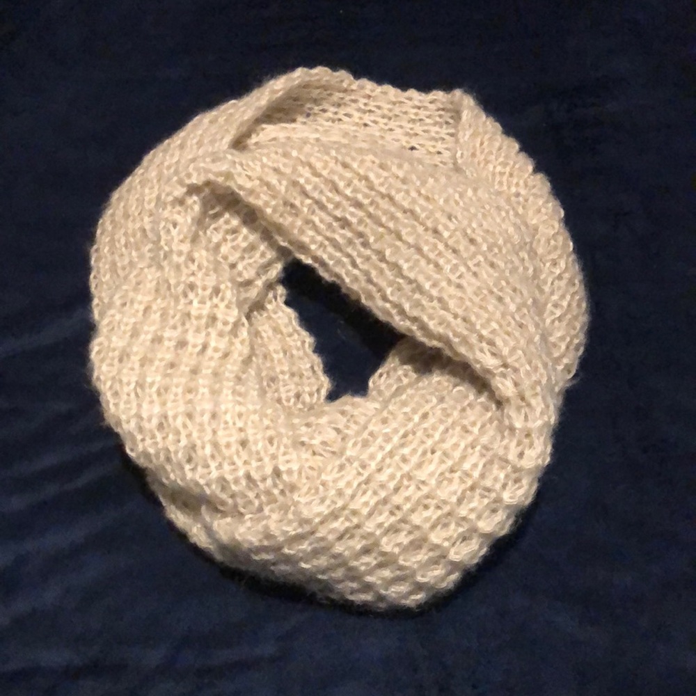Cream colored scarf